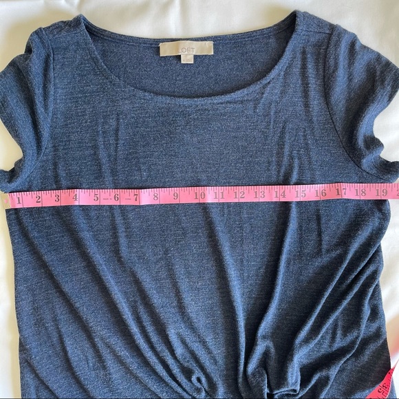 LOFT Knot Hem Tee Top - Picture 4 of 5